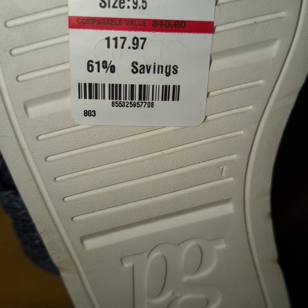 Blue Eco-Friendly Sandals - Picture 2 of 2